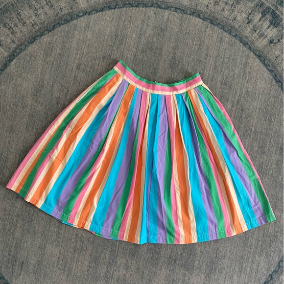 Modcloth Dresses & Skirts - ModCloth Aspiration Creation 🌈 Pastel Rainbow Pride 🌈 A Line Skirt